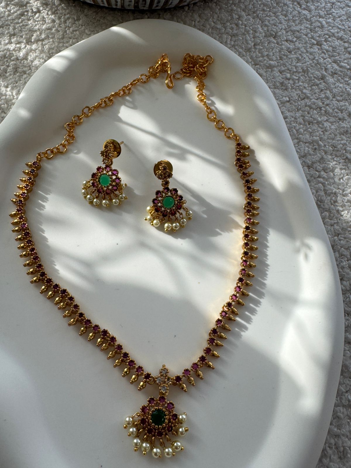 Elara Pearl Drop Set