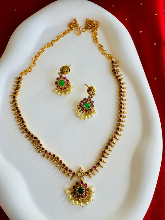Elara Pearl Drop Set